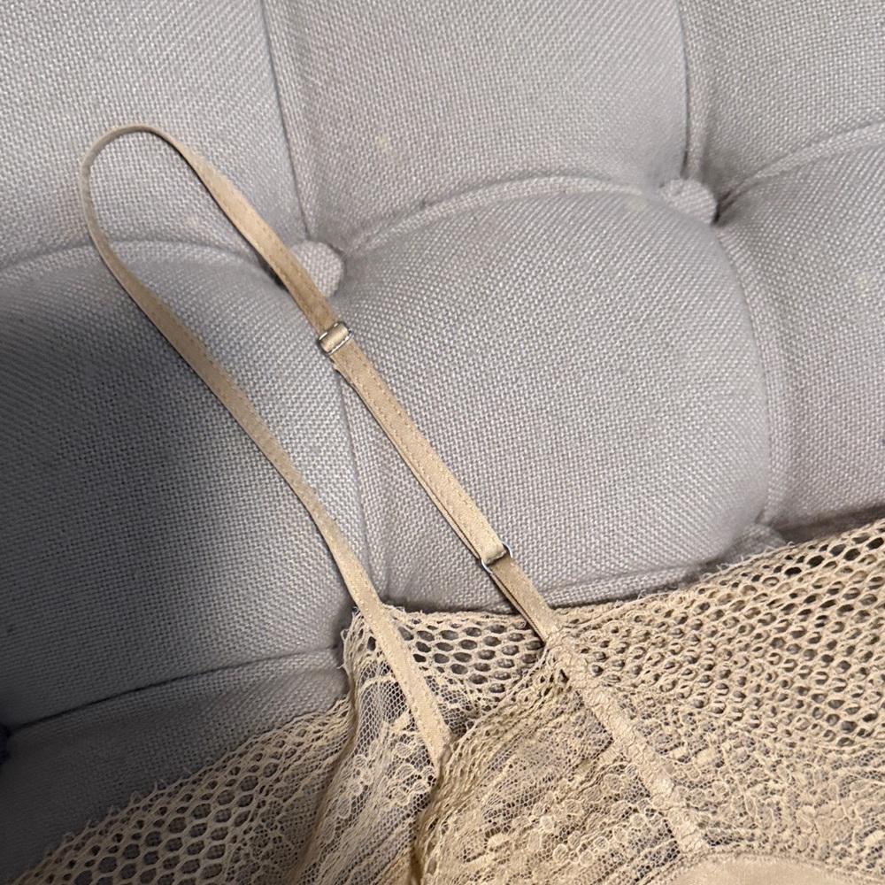 Burberry Beige Lace Satin Camisole - Picture 7 of 7
